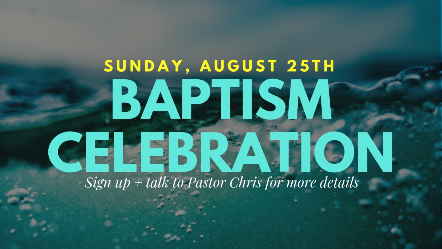 Baptism Sunday @ Journey Fellowship Church | Denton | Texas | United States